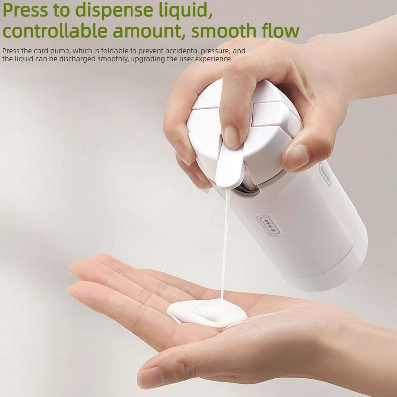4-in-1 Travel Bottles for Personal Care Non-Metal Soap Dispensers Leakproof with Secure Caps for Shampoo Lotion Perfume